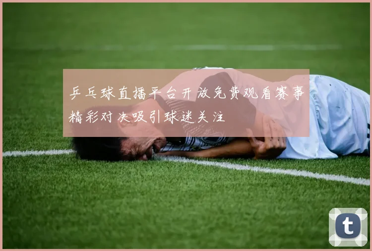 乒乓球直播平台开放免费观看赛事精彩对决吸引球迷关注